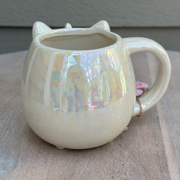 Unicorn Iridescent White Decorative Ceramic Coffee Mug New Collectible Cute - Picture 5 of 13